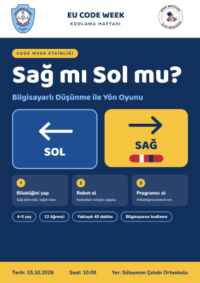 Sağ mı Sol mu? Bilgisayarlı Düşünme ile Yön Oyunu